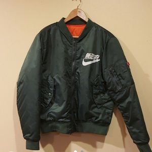 nike kanji bomber jacket